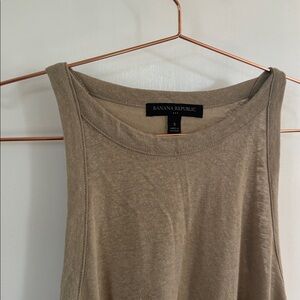 Banana Republic Light Brown Sleeveless Top